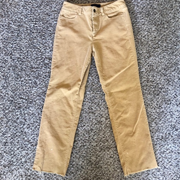 cut off corduroy pants